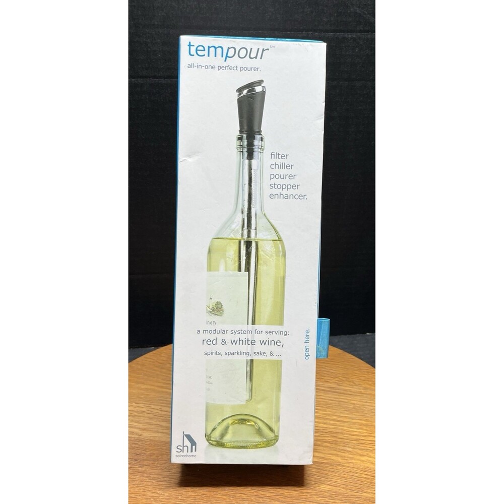 Soireehome tempour All in One Perfect Pourer Chiller Filter Enhancer Wine Spirit